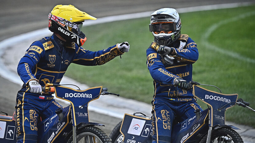 Bartosz Zmartzlik i Fredrik Lindgren stoczyli w finale Grand Prix w Gorzowie pasjonującą walkę