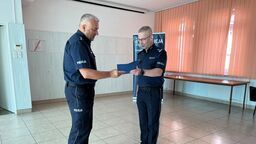 Nadkomisarz Kawalerski pierwszy z lewej