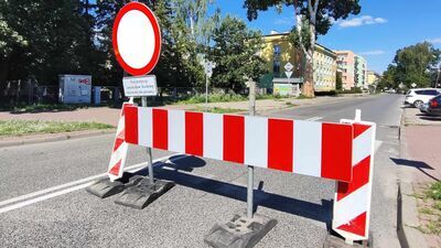 ulica Kościuszki zamknięta dla ruchu 