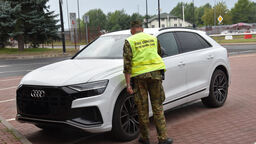 Kradzione auto za pół miliona zł odnalezione na granicy w Terespolu 