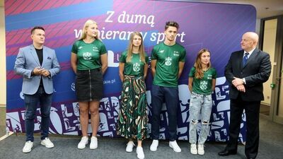 Olimpijczycy z AZS UMCS Lublin z wizytą u marszałka województwa lubelskiego [zdjęcia, wideo]