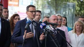 Morawiecki w Lublinie: Tusk chce zaorać CPK. Wkłada kij w szprychy