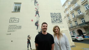 Interaktywny mural w hołdzie mistrzyni świata 