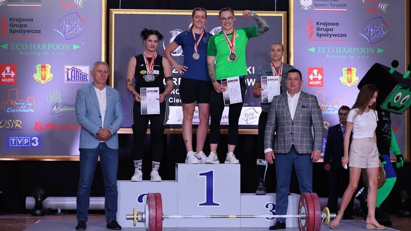 Weronika Zielińska z AZS AWF Biała Podlaska została mistrzynią Polski w podnoszeniu ciężarów, w kategorii 81 kg