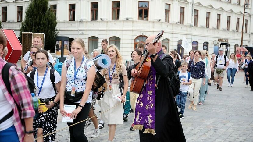 Tak ruszyła pielgrzymka w ubiegłym roku 