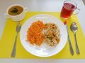 Obiad przy diecie lekkostrawnej w dniu 4 lipca w zamojskim szpitalu