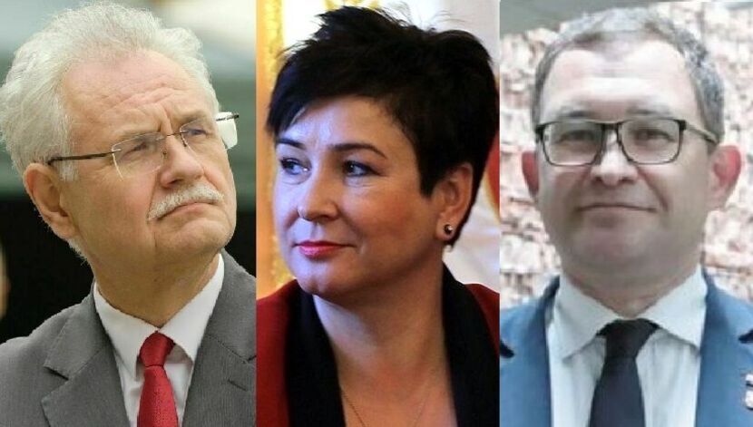 Od lewej: Andrzej Pruszkowski, Danuta Smaga i Bartłomiej Bałaban.