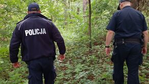 Dziadek z wnukiem poszli do lasu. Odnalazł ich był pies tropiący