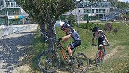 Rywalizacja w kolarstwie górskim była bardzo emocjonująca