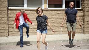 "Przeskoczyć" mukowiscydozę. Lublin solidarny z chorymi 