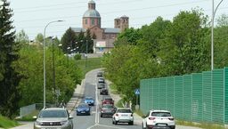 Wyjazd z Lublina w kierunku Nałęczowa

