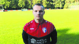 Oleh Boiarchuk strzelił gola dla Bugu Hanna w wygranym 5:1 meczu z Ruchem Izbica
