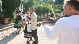 Podziękowali za plony jak dawniej. Dożynki Dworskie w Muzeum Wsi Lubelskiej