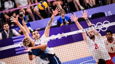 Reprezentacja Polski siatkarzy zdobyła w Paryżu srebrny medal igrzysk olimpijskich

Fot. 