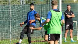 Ivan Brkić podczas poniedziałkowego otwartego treningu dla karnetowiczów