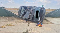 Audi skasowane, a kierowca cudem przeżył 