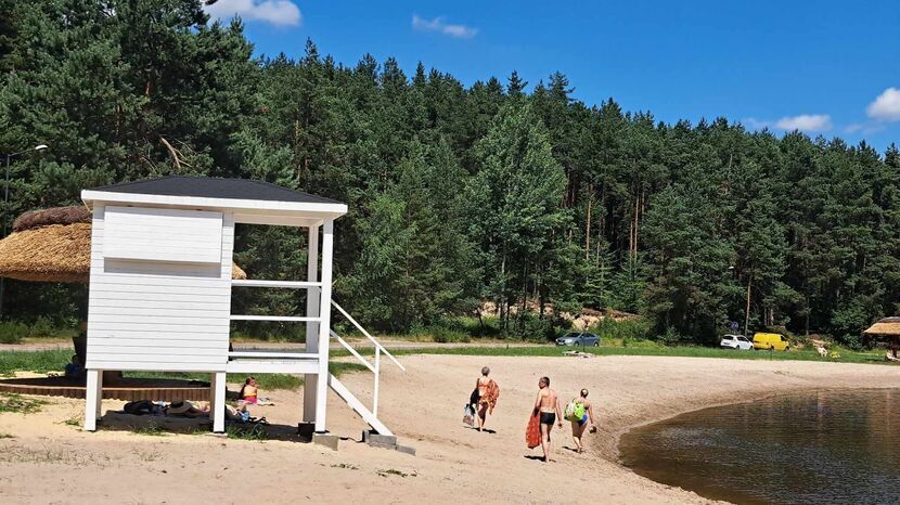 Nad zalewem w Jacni, podobnie jak w Natalinie czy na kąpielisku Moczydło w Nieliszu niedziela była ostatnim dniem pracy ratowników