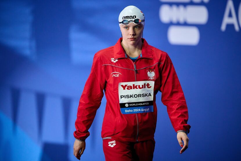 Adela Piskorska eliminacje na 200 m stylem grzbietowym zakończyła na 24 miejscu, "oczko" wyżej od Laury Bernat