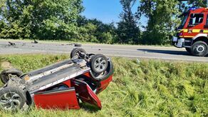 Wypadek w powiecie ryckim. 6 osób rannych, w tym dzieci