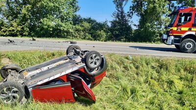 Wypadek w powiecie ryckim. 6 osób rannych, w tym dzieci