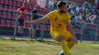 Ernest Skrzyński na pewno zdobył w sobotę dwie bramki, a może nawet trzy