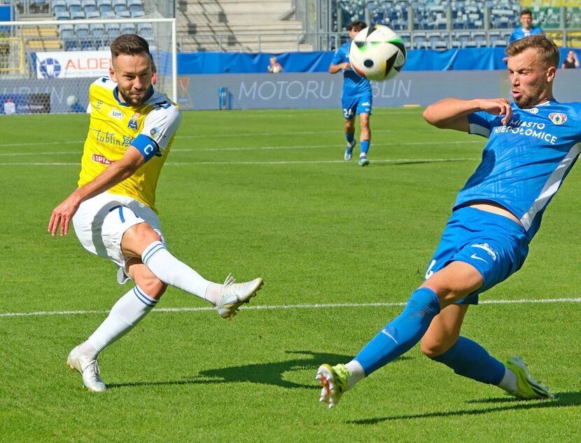 Piotr Ceglarz nie zagrał z Górnikiem Zabrze, z powodu lekkiego urazu