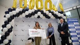 Pani Magdalena milionową klientką RyanAir’a w Lublinie. Teraz może udać się na wakacje