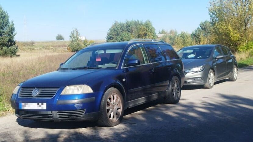 Volkswagen pijanego kierowcy trafił na policyjny parking 