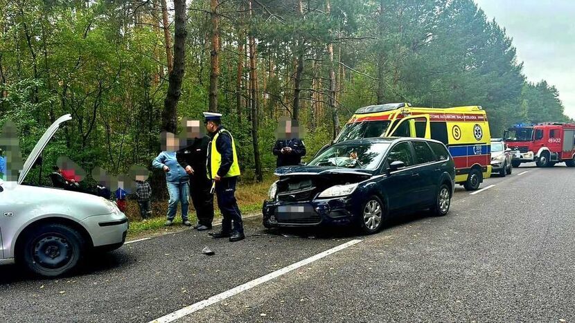 Do zdarzenia volkswagena z fordem doszło w sobotę