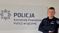 Asp. Grzegorz Wyszomirski, dzielnicowy z łęczyńskiej komendy
