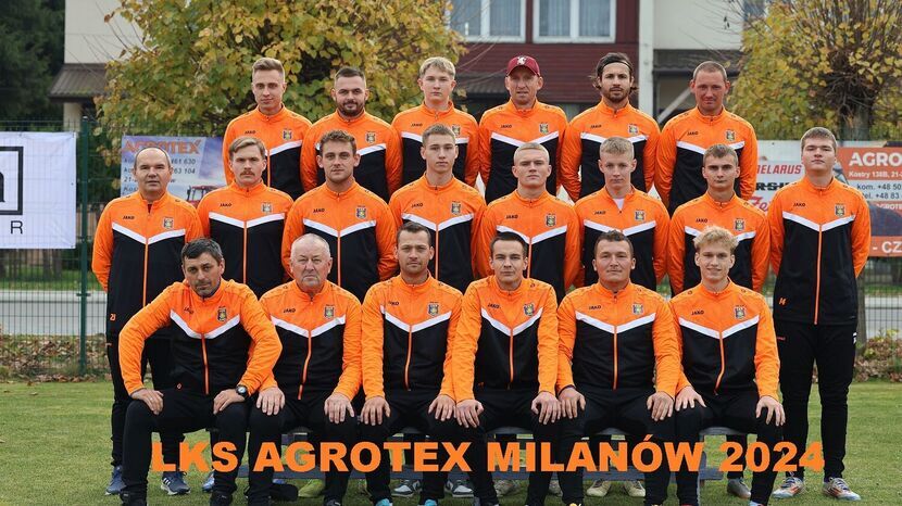 LKS Agrotex Milanów ma bardzo udaną rundę jesienną - wygrał już dziewiąty mecz<br />
