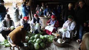 Obieraczki kapuściane (zdjęcia, obrzęd z Kocudzy)