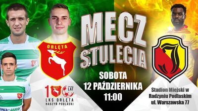 Mecz Orlęta - Jagiellonia zostanie rozegrany w sobotę