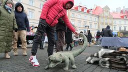 4000 tysiące zł kosztował mosiężny krokodyl