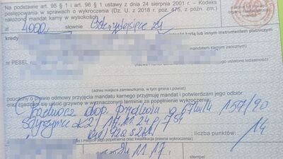 Kierowca BMW zapłaci 4 tys. zł mandatu. Kosztowna recydywa Białorusina