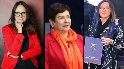 Od lewej była dyrektor MNKD - Izabela Andryszczyk, jej następczyni i obecna szefowa jednostki - Danuta Smaga oraz z-ca dyrektor do spraw zamku w Janowcu - Marzena Brzezicka
