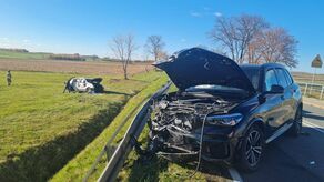 Zderzenie pięciu aut na dk 48