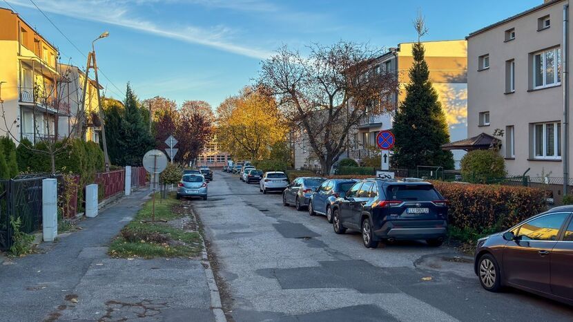 Tak wygląda ulica Cedrowa w niedzielne popołudnie