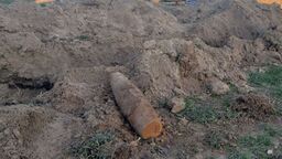 Pocisk artyleryjski znaleziony na budowie