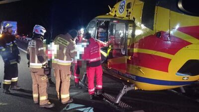 Pięć osób rannych na S17. Zablokowana droga w kierunku Warszawy