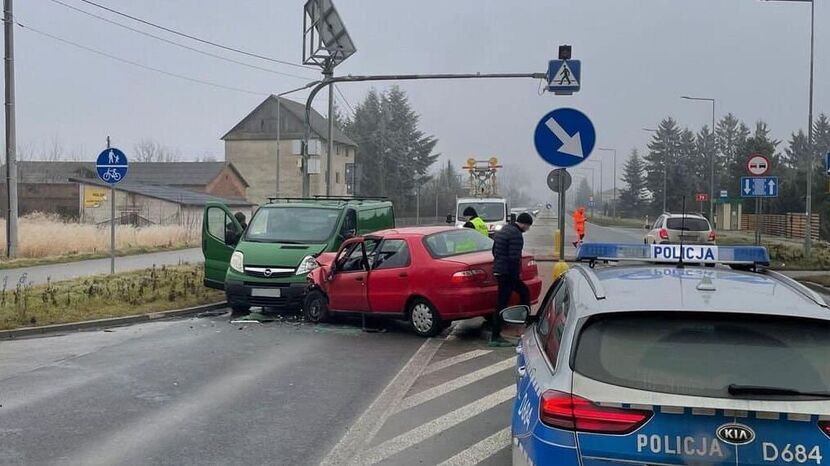 Do wypadku na krajowej drodze nr 74 między Zamościem a Hrubieszowem doszło w sobotę około południa