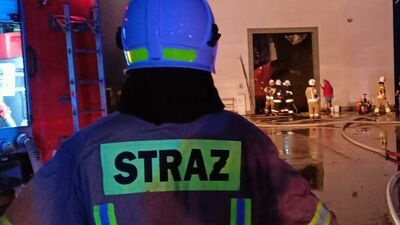 Nocny pożar w Lublinie. Żabka zamknięta do odwołania