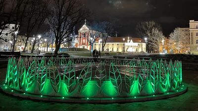 Kolor ma znaczenie. Iluminacja Placu Litewskiego będzie się zmieniać
