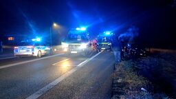 Pijany obcokrajowiec za kierownicą. Dwie osoby trafiły do szpitala