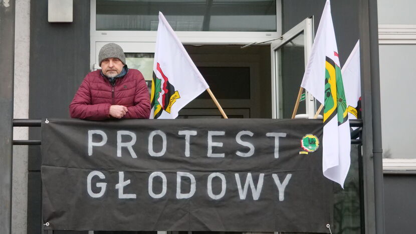 Jarosław Niemiec od minionego czwartku prowadzi protest głodowy 