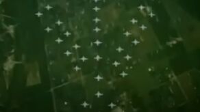 Jedna z formacji biorących udział w defiladzie 1000-lecia