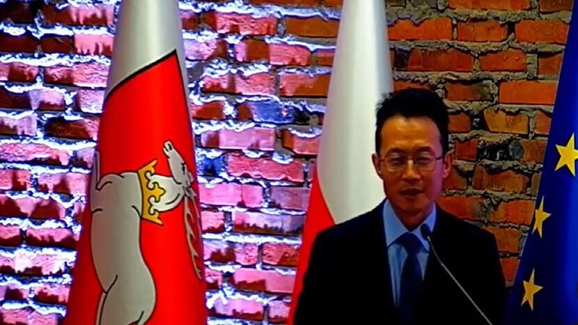 Chiński dyplomata  Xu Xiaofeng z Ambasady Chińskiej Republiki Ludowej w Polsce