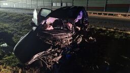 Wypadek na krajowej 12 za Puławami. Dwie osoby w szpitalu