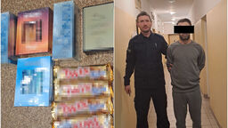 Amator zapachów i batoników w rękach policji