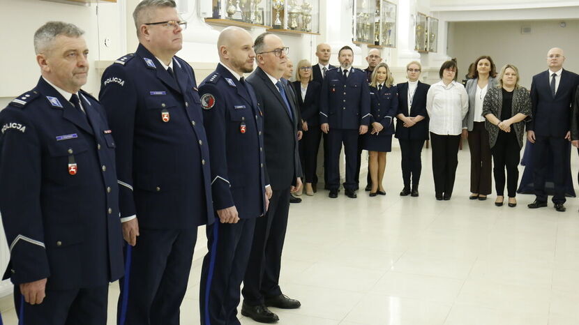 Uroczyste pożegnanie policjantów odbyło się w piątek